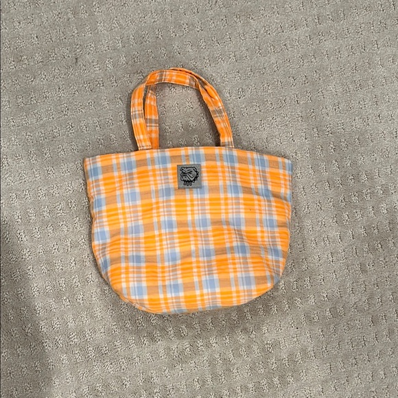 Urban Outfitters Orange and Blue Tote Bag - Picture 1 of 3